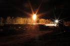 View of site w/tripod 1