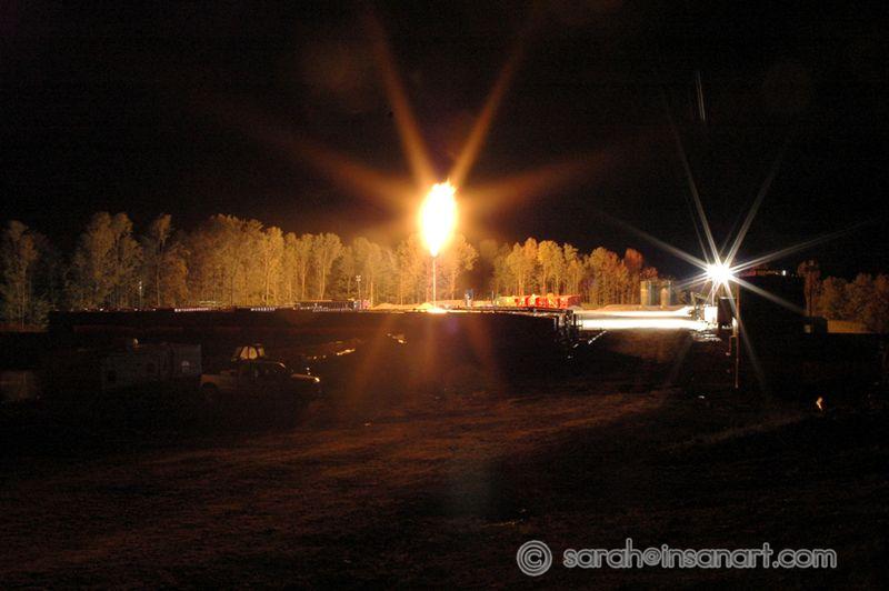 View of site w/tripod 1