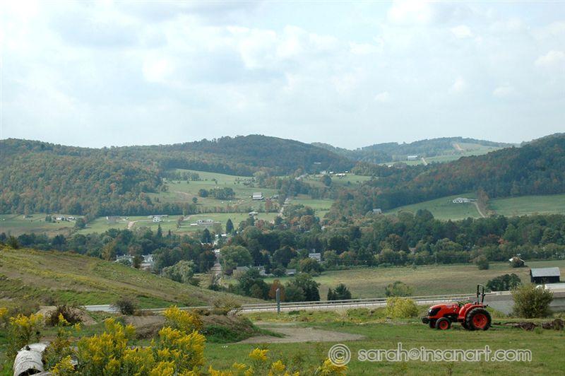 DAY View West across valley (from Frost Rd.)