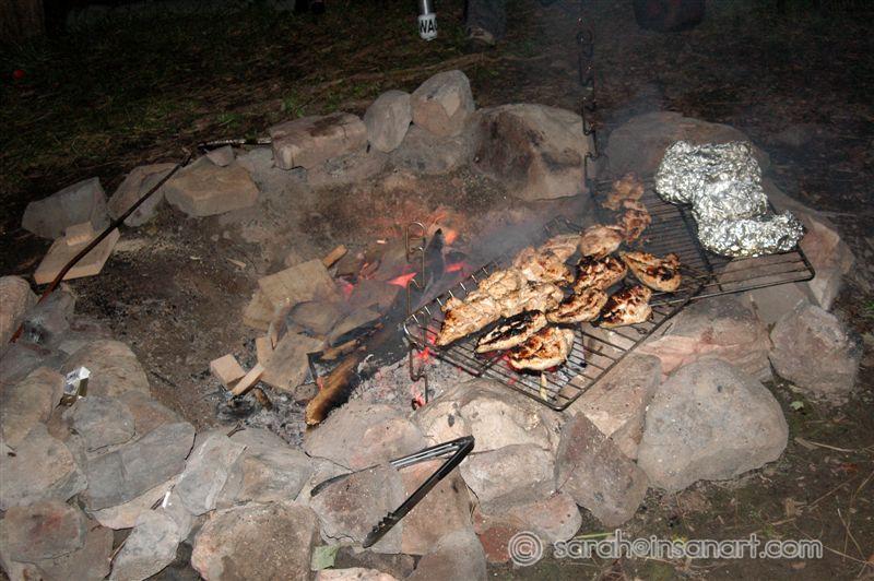 On Fire #1: Chicken & Veggie Foil packs