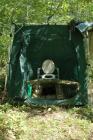 The latrine - yes, we had a shitter!