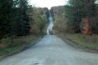RR - Trucks crossing Fall Brook Creek