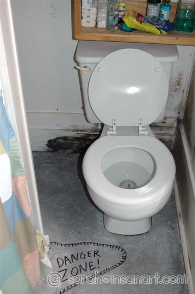 DANGER ZONE! (bathroom)