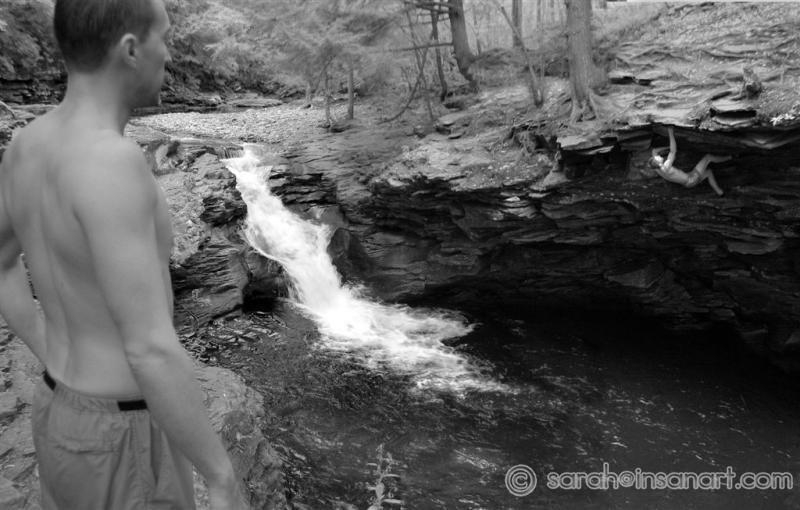 Climbing Rock Run Pana, w/Keith & Will