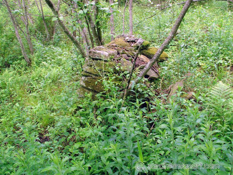 Porch supports @ "Water Garden" 2